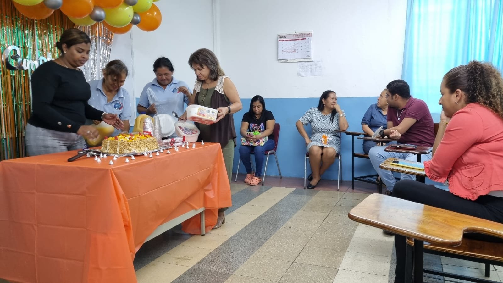 Cumpleaños de Nancy Guardia y de Miriam Caballero