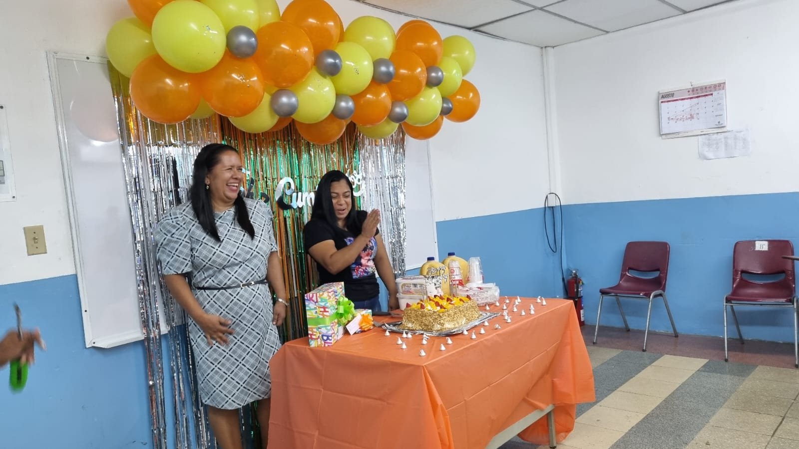 Cumpleaños de Nancy Guardia y de Miriam Caballero