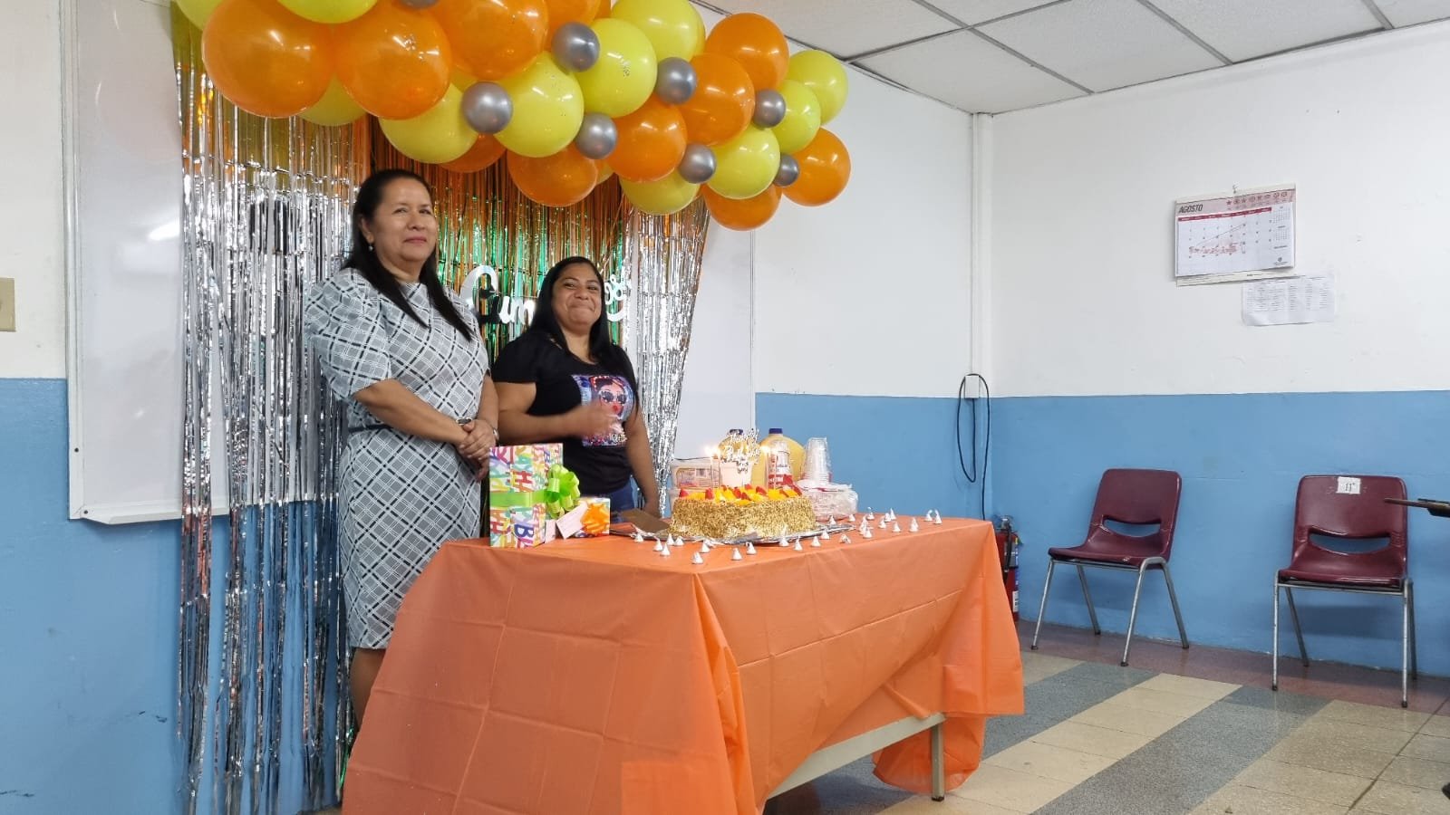 Cumpleaños de Nancy Guardia y de Miriam Caballero